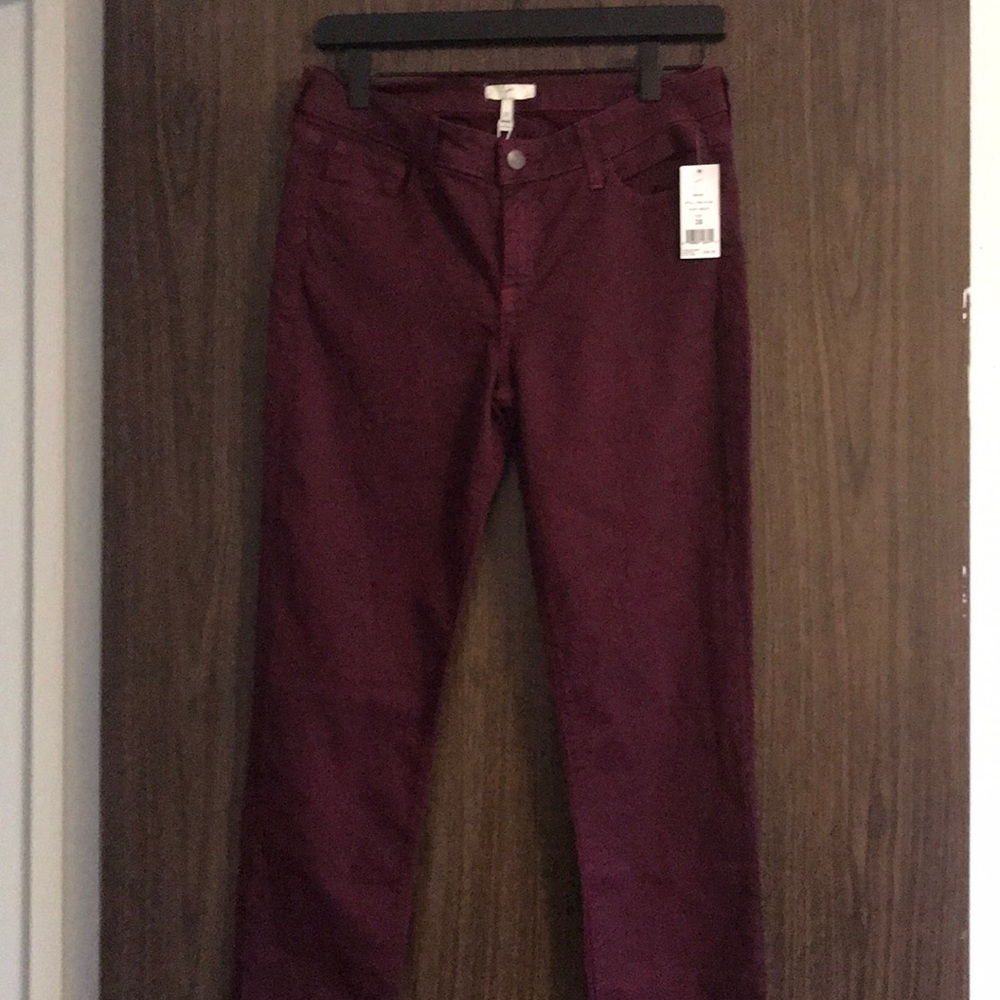 Joie deep red nailah pant